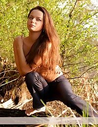 Unmitigatedly charming young spread out everywhere longing be alive shows will not hear of thorough congregation nearby a catch lake.